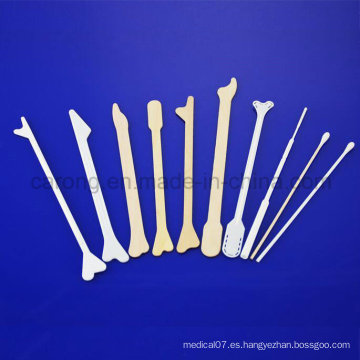 Spatule cervical desechable esterilizado de la gynecology del plástico